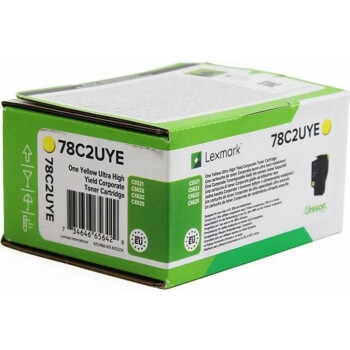 Lexmark Toner 78C2UYE Gul Ultra High Yield Kapacitet, Corporate Return