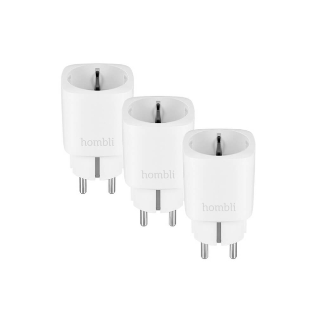 Hombli EU Smart Plug Promo Pack 2+1 Hvid