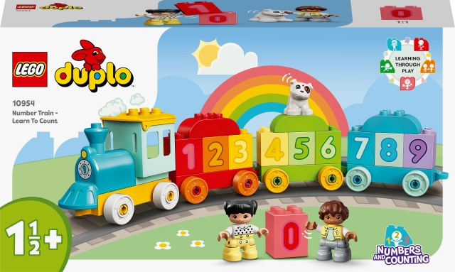 LEGO DUPLO My First 10954 - Siffertåg – Lär dig räkna