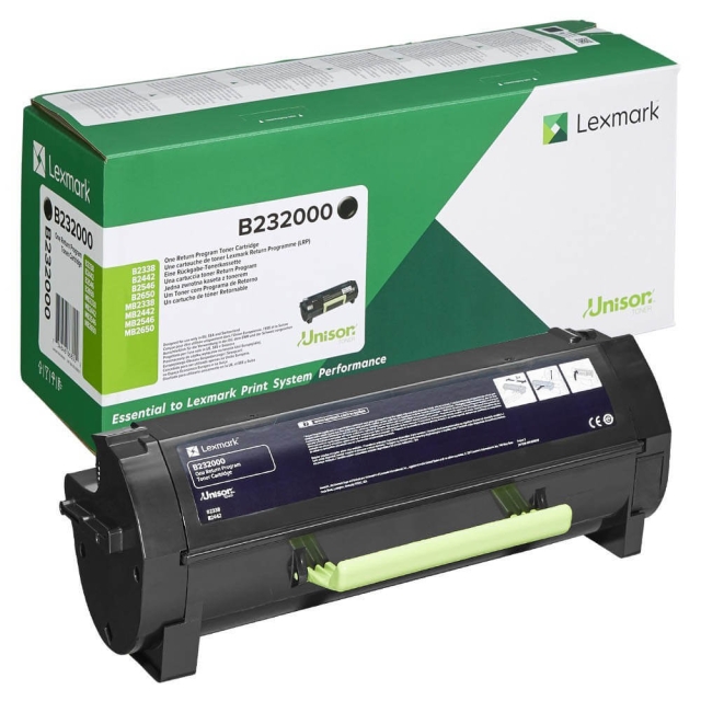 Lexmark Toner B232000 Sort
