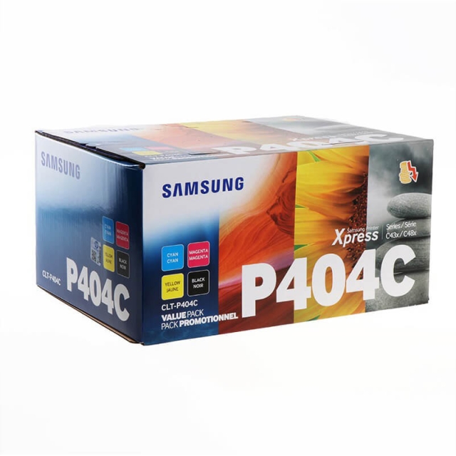 Samsung Toner Multipak SU365A CLT-P404C Sort Cyan Magenta Gul