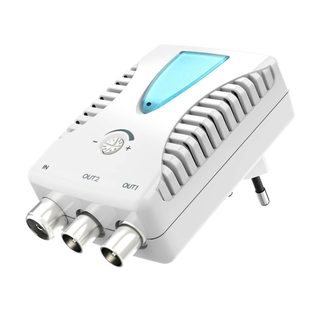 Hama Antenneforstærker 2x 22dB Justerbar