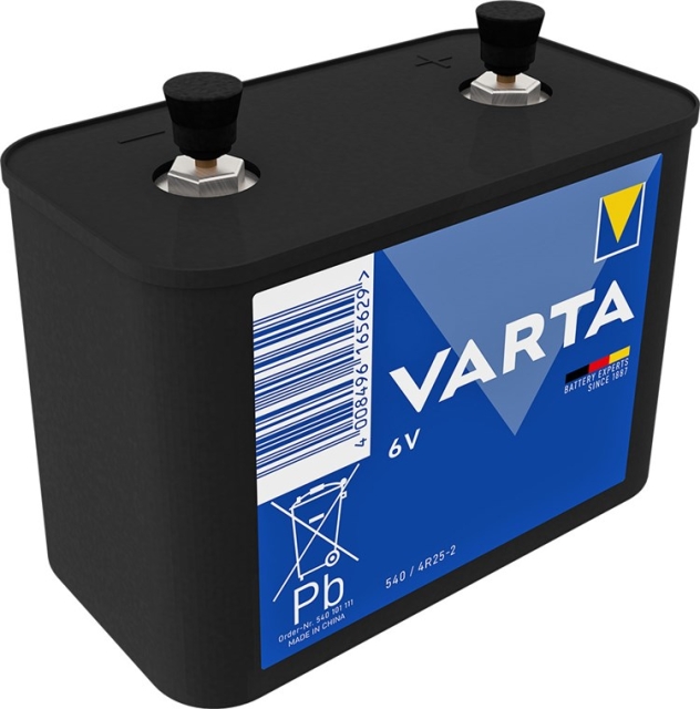 Varta 4R25-2 (540) batteri, 1 stk. folie Zinkchlorid batteri, 6 V