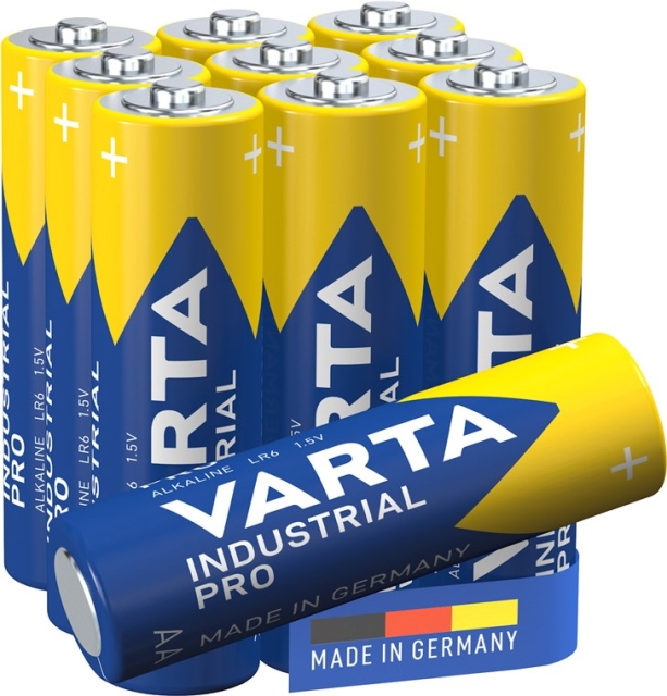 Varta LR6/AA (Mignon) (4006) batteri, 10 stk. box alkaline mangan batteri, 1,5 V