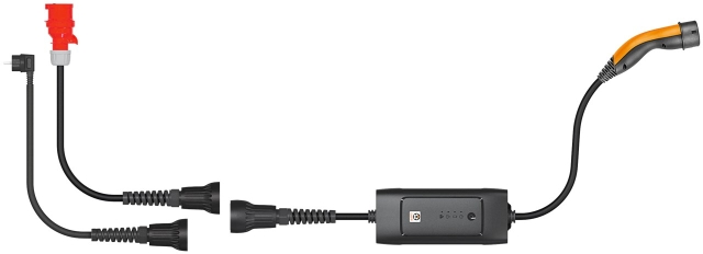 LAPP MOBILITY Mobil ladestationssæt Universal, Type 2, op til 22 kW, 6 m (5555924002) 32 A, 3-faset, til opladning af hybrid- og elbiler med Type 2-tilslutning, inkl. 2 adaptere