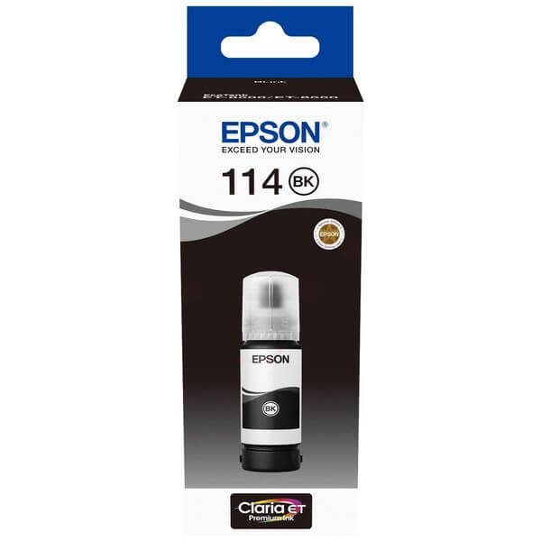 Epson Ink C13T07A140 114 Black Ecotank