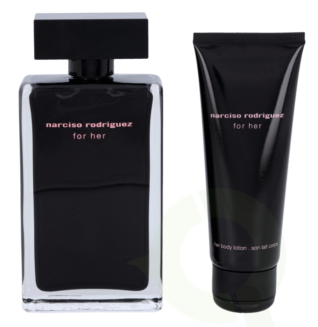 Narciso Rodriguez For Her Giftset 175 ml, Edt Spray 100ml/Body Lotion 75ml/Travel Retail