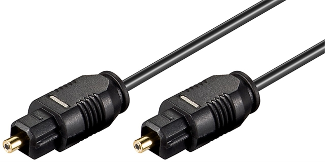 Goobay Toslink-kabel 2,2 mm Toslink-hanstik > Toslink-hanstik, ø 2,2 mm, 1 m
