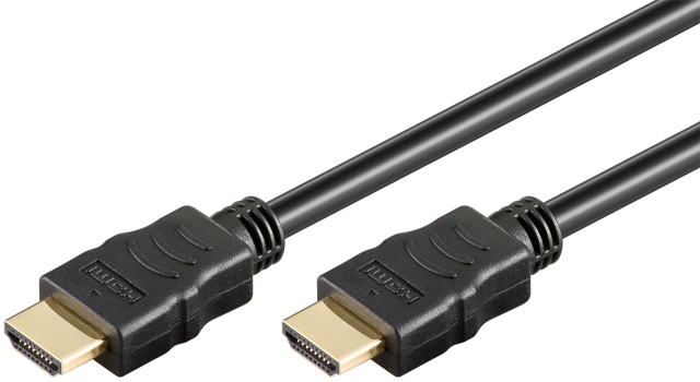 Goobay Højhastigheds HDMI™-kabel med Ethernet HDMI™ stik (type A) > HDMI™-hanstik (type A), 2 m