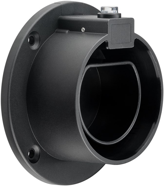 Goobay Väggfäste för laddkabel Typ 2 för elfordon säkrar kabeluttaget på fordonssidan mellan laddningsprocesserna