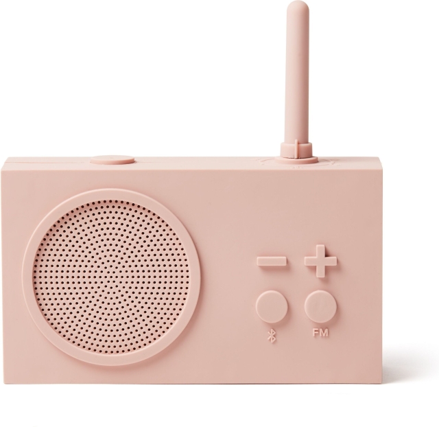 Lexon Tykho3 -FM-radio Bluetooth-yhteydellä, vaaleanpunainen