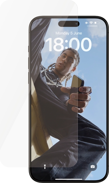 PanzerGlass SAFE. by PanzerGlass Ultra Wide Fit - skärmskydd, iPhone 15 Pro Max