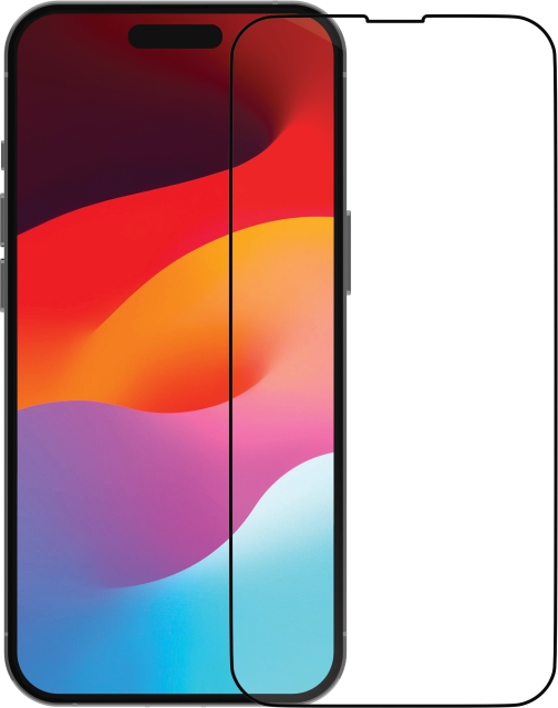 Dbramante1928 Eco-Shield -skärmskydd, iPhone 15 Plus, svarta kanter