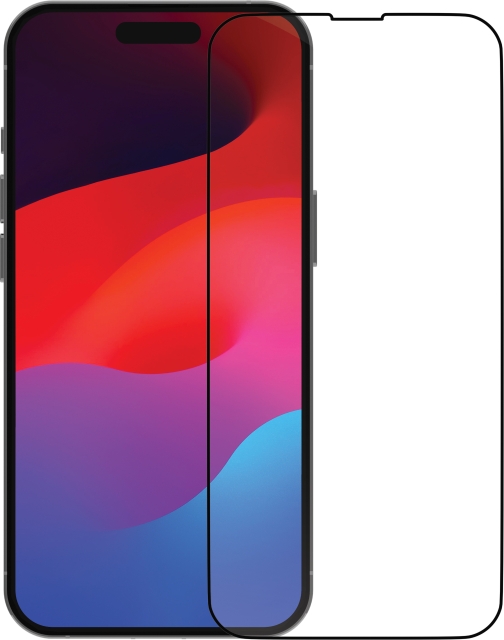 Dbramante1928 Eco-Shield skärmskydd, iPhone 15 Pro Max, svarta kanter
