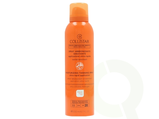 Collistar Moisturizing Tanning Spray SPF20 200 ml Medium Protection