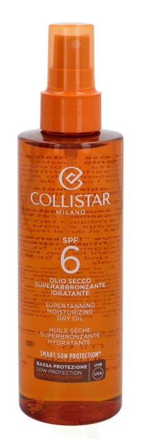 Collistar Supertanning Moisturizing Dry Oil SPF6 200 ml Speciale Abbronzatura Perfetta - Low Protection