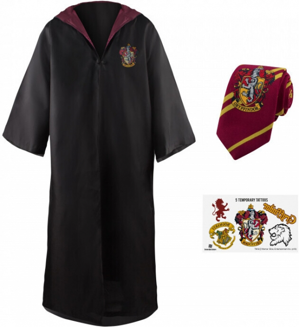 Cinereplikor Harry Potter Gryffindor trollkarl, L storlek