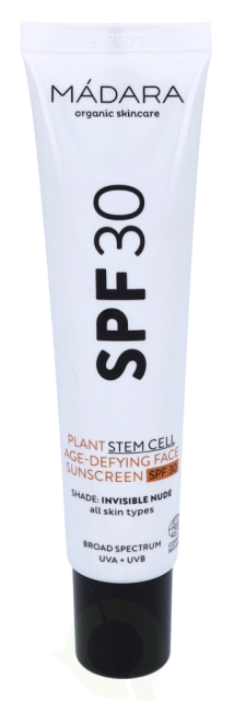 Madara Plant Stem Cell Age Defying Sunscreen SPF30 40 ml All Skin Types