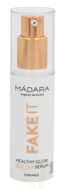 Madara Fake It Healthy Glow Self Tan Serum 30 ml Light To Medium, All Skin Types
