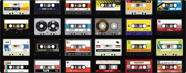 Supe Deskmat Kasett musmatta, 92 x 36 cm