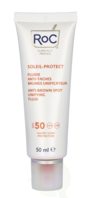 ROC Soleil-Protect Anti-Brown Spot Unifying Fluid SPF50+ 50 ml Visibly Reduces, Brown Spots