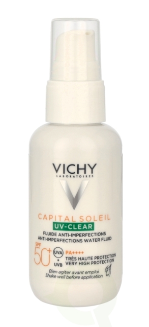 Vichy Capital Soleil UV Clear Anti-Imperfections Water SPF50 40 ml