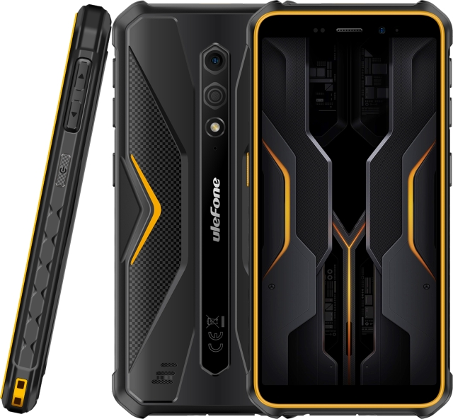 Ulefone Armor X12 Pro telefon, 64/4GB, svart/orange