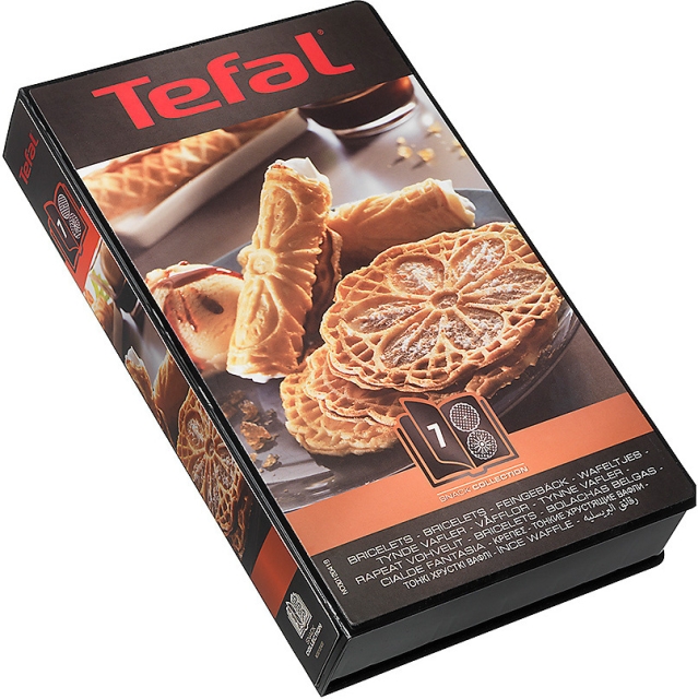 Tefal Snack Collection bakplåtar: 7 tunna våfflor