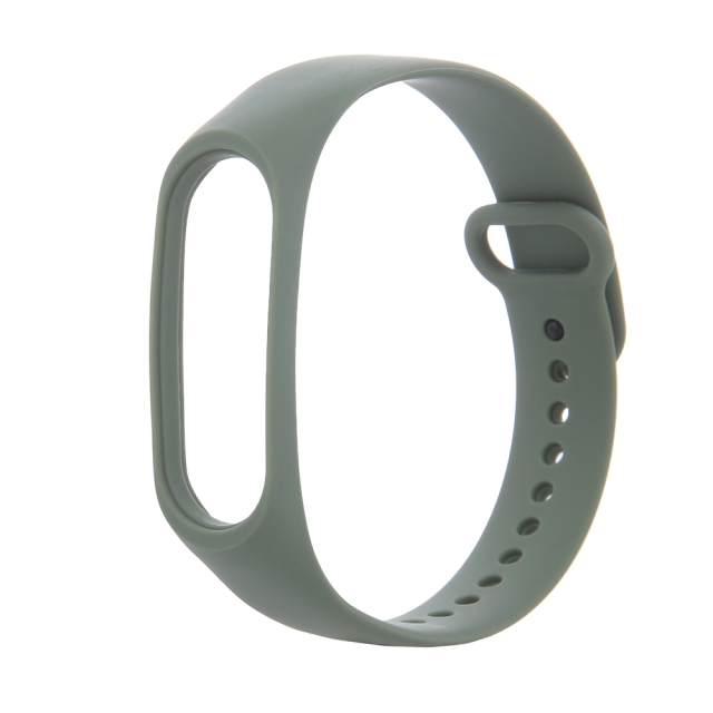 Silikonearmbånd til Xiaomi Mi Band 3 / 4, khaki