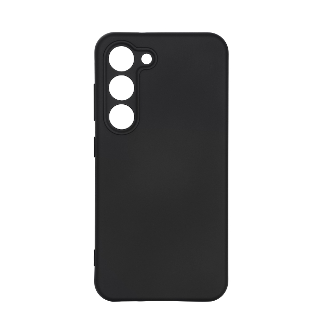 Essentials Samsung Galaxy S23 silicone back cover, black