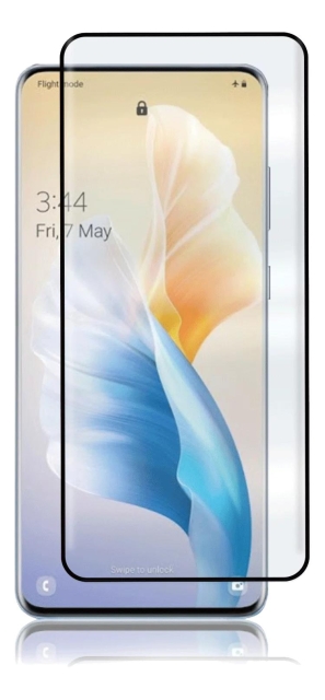 panzer Samsung Galaxy S22 Ultra Curved Glass, black