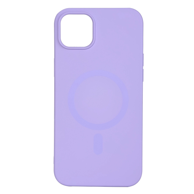 Essentials iPhone 14 Plus Silicone Mag back cover, Purple