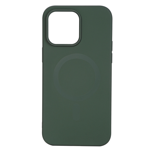 Essentials iPhone 14 Pro Max Silicone Mag back cov,Green