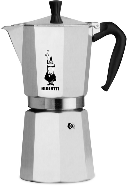 Bialetti Moka Express coffee pot, 12 cups