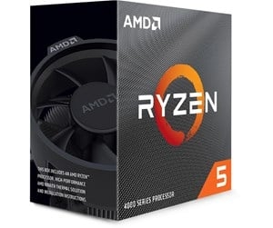 AMD CPU Ryzen 5 4500 3.6GHz 6 kerner  AM4 (PIB - m/køler)