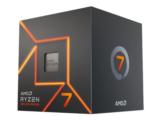 AMD CPU Ryzen 7 7700 3.8GHz 8 kerner  AM5 (TRAY - u/køler)