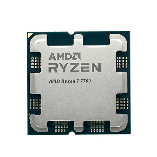 AMD CPU Ryzen 7 7700 3.8GHz 8 kerner  AM5 (TRAY - u/køler)