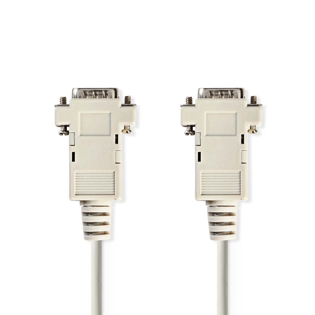 Nedis VGA-kabel | VGA Han | VGA Han | Nikkelplateret | Maksimal opløsning: 1024x768 | 2.00 m | Runde | ABS | Elfenben | Konvolut