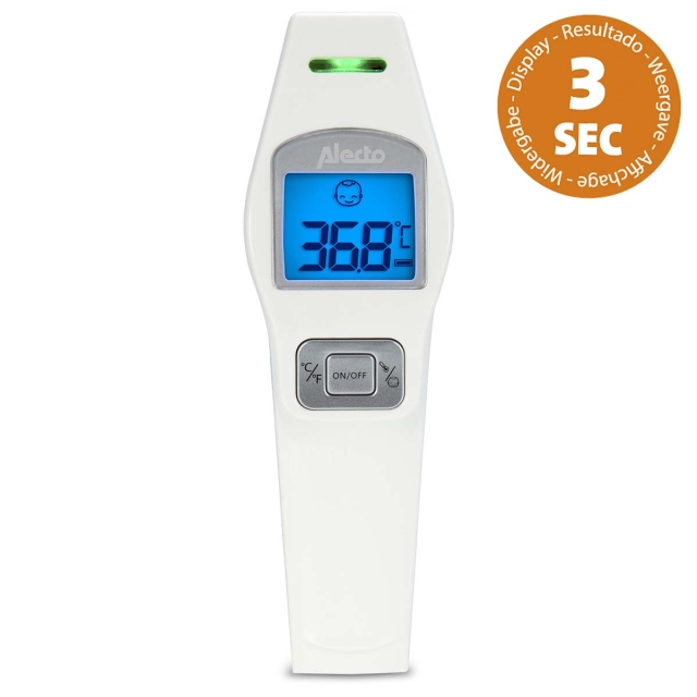 Alecto BC-37 Pande-termometer infrarød Hvid