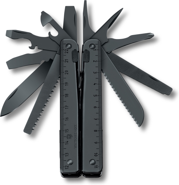 Victorinox SwissTool Burnished multifunction tool, black