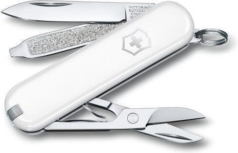 Victorinox Classic SD Falling Snow multitool, white