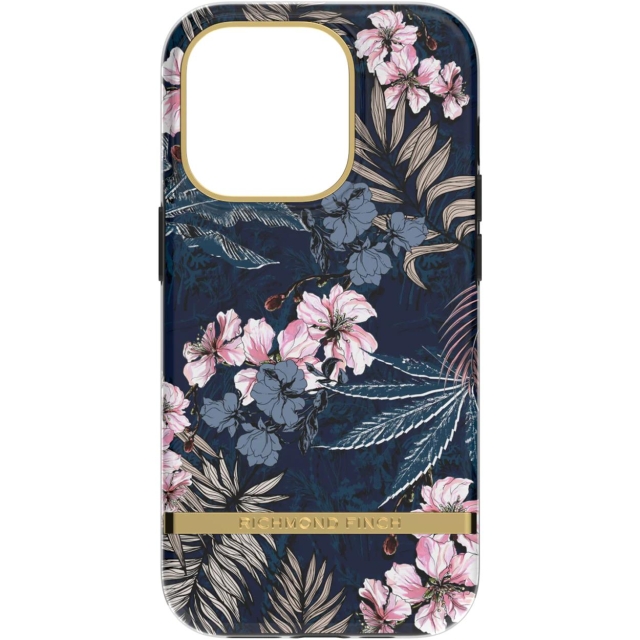 Richmond & Finch iPhone 14 Pro-etui, blomstret jungle