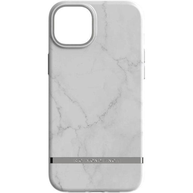 Richmond & Finch iPhone 14 Plus-etui, hvid marmor