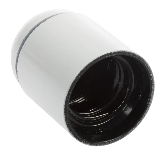 Nordic Quality Lampsockel E27, Vit