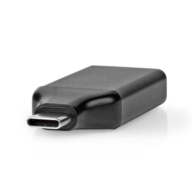 Nedis USB-C™ Adapter | USB 3.2 Gen 1 | USB-C™ Han | HDMI ™ -udgang | 4K@60Hz | Runde | Nikkelplateret | Grå / Sort | Box