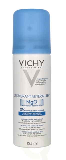 Vichy 48H Mineral MgO Deodorant Spray 125 ml