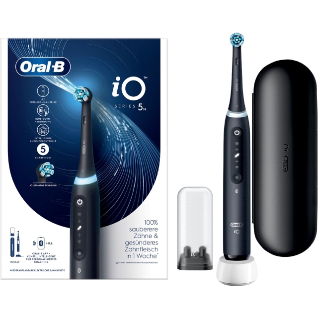 Oral B iO Series 5 (Matt Black) Elektrisk tandbørste