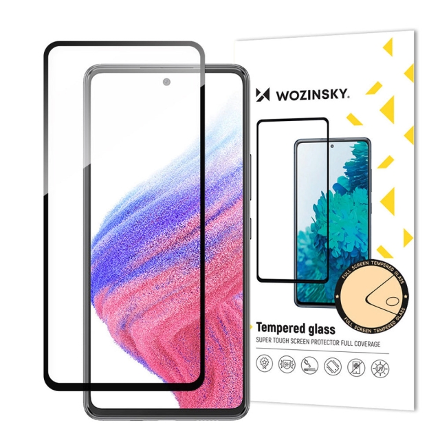 Wozinsky Skærmbeskytter 9H sort Samsung A54 5G