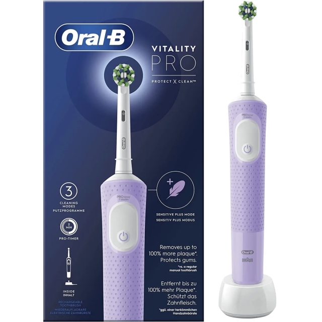 Oral B Vitality Pro Violet elektrisk tandbørste