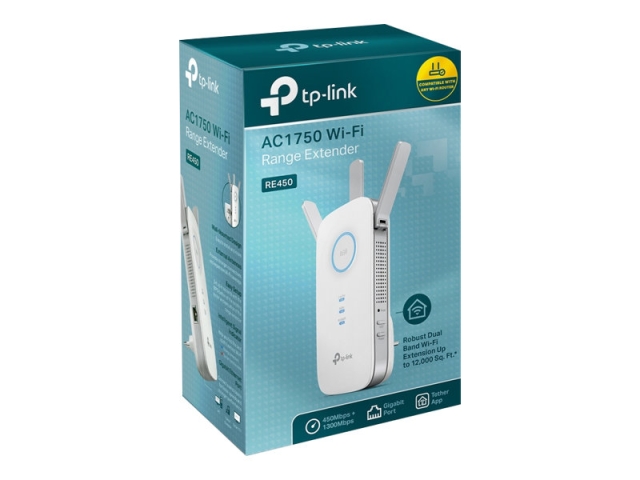 TP-Link RE450 WiFi-rækkeviddeforlænger Ekstern